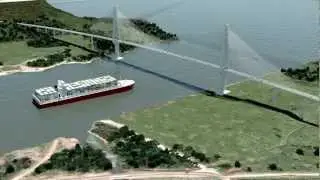 Panama Canal Bridge Visualization