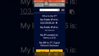 CARA CEK IP PUBLIC HANDPHONE dan KOMPUTER #sorts #network