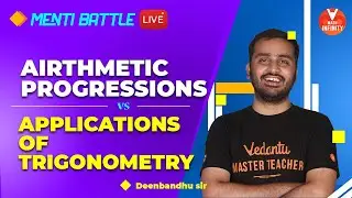 Arithmetic progressions vs Applications of Trigonometry |  Menti War💣💥| Class 10 Maths | NCERT