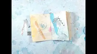 Serendipity Art Journal Adding Collage