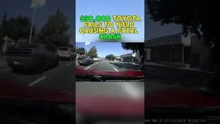 Toyota fails to yield causing fatal crash 