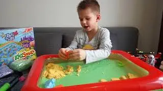Обзор кинетический песок и рыбалка