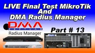 LIVE Final Test MikroTik And DMA Radius Manager CPU Usage 10% Part # 13