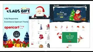 ClausGift - Opencart 3 Multi-Purpose Responsive Theme | Themeforest Templates