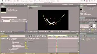 Adobe After Effects -  Creating Text on a Path