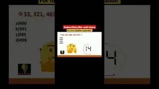 Number series tricks|logical reasoning tricks|maths tricks|reasoning question