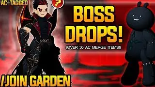 AQW - /JOIN GARDEN (ALL Creature 12 Boss Drops & Darkon's Merge Shop) (AC-TAGGED) + ITEM Showcase!