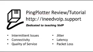 Use PingPlotter to identify poor QoS or intermittent connectivity issues.