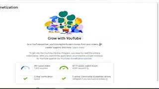 YouTube Studio Monetization How to Check My YouTube Channel is Eligible for YouTube Partner Program