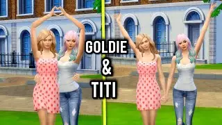 Goldie & Titi Family SIMS 4 Character Reveal - Titi Plus