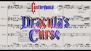 Déjà Vu (Vampire Killer) - Castlevania III: Dracula's Curse (NES, 1990) OST - Music Transcription