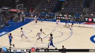 NBA2K25 76ers vs Pistons (Gameplay) (Game 1) (Part 2) (PS5)