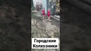 Жэка с Вадиком на шашлыке