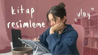 Çocuk kitabı resimliyoruz #5 vlog | Teslime 1 hafta kala! 🦥