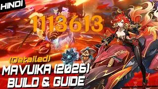 [Hindi] Mavuika F2P Detailed Build & Guide (2026) | Is She still Worth the Pull???