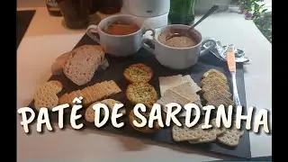 Patê se sardinha assada