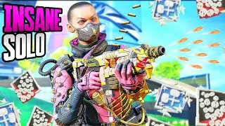 SOLO WRAITH 22 KILLS & 5000 DAMAGE WAS INSANE (Apex Legends Gameplay)