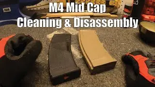 Airsoft M4 Mid Cap Mag Cleaning and Disassembly