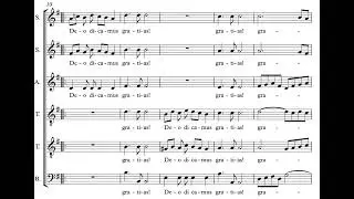 Deo Dicamus Gratias Alto Emphasized