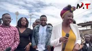 RAILA ACHANA NA BABA YANGU!!! CHARLENE RUTOS DAUGHTER SPEAKS IN KIBERA AT HER FOUNDATION