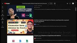Membuat Webhook Google Sheet Untuk Form Elementor Dengan Lebih Advance
