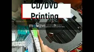 How to print a CD/DVD on Epson L805 | Tutorial