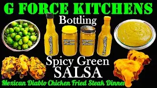 G FORCE KITCHENS NO TALK COOKING SHOW STARRING CHEF DE FIERY CUISINE HARLEY MILLER | HOT SALSA ROAST