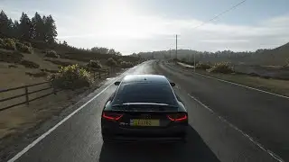Audi RS7 Driving Between Mountains FORZA HORIZON 4
