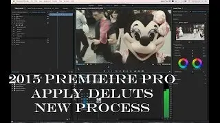 Premiere PRO 2015 Update. Applying DeLuts LUTS tutorial.