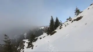 GoPro HERO 9 BLACK | Winter Trail Running in the Cozia National Park | Romania