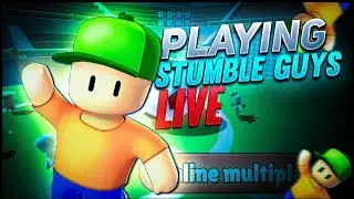 Playing Stumble Guys LIVE 😍 | Playing Squad | Streaming with Turnip