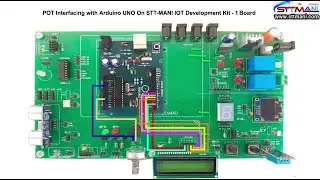 POT INTERFACING WITH STT-MANI IOT DEVELOPMENT KIT-1 BOARD