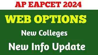 ap eamcet 2024 new update|ap eamcet web options 2024