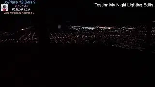 X-Plane 12 Airport Night Lighting Edits