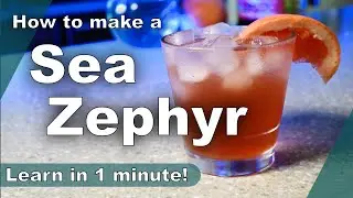 shorties | Sea Breeze-esque cocktail recipe in 1 minute, the Sea Zephyr!