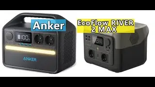 Порівняння EcoFlow RIVER 2 Max & Anker 535 - яку станцію вибрати, тест рівень шуму