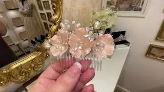 Pente de flores para Noiva