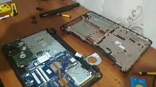 HP Pavilion 15 af010ur разборка и замена термопасты