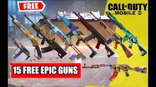 *NEW* 15 FREE EPIC GUN SKINS IN COD Mobile | BRAND SPONSORED SKINS | HOW TO GET CALL OF DUTY MOBILE