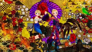 『初音ミク 4K 60 FPS』 鏡音八八花合戦  Kagamine HachiHachi Flower Fight【PDA-f Ver.】