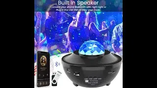 Unboxing Star Projector with Bluetooth Speaker - GeMoor