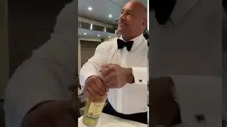 Dwane Jhonson open bottle  video