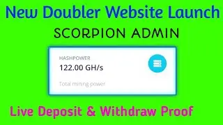 bullminer.org new doubler website launch | SCORPION ADMIN | Trx Doubler Sites
