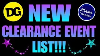 PART 1! DOLLAR GENERAL CLEARANCE EVENT WITH COUPON MATCH UPS!