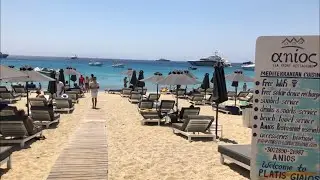 JULY 2020 - Mykonos (Greece) Narayan's Beach Of Mykonos (Platis Gialos)