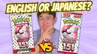 English VS Japanese 151— 10v10 Pokémon Cards