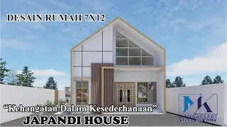 Desain Rumah 7x12 | Udara Sejuk Dengan Konsep Open Space  | JAPANDI HOUSE