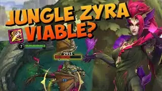 WILD RIFT ZYRA - PBE JUNGLE CLEAR AND SKILLS EXPLAINED