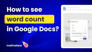 How to see word count on Google Docs?