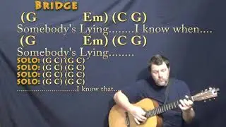 Somebody's Crying (Chris Isaak) Guitar Cover Lesson in G with Chords/Lyrics - Munson